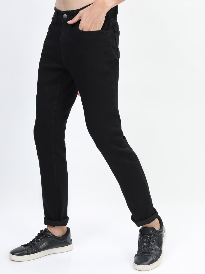 Buy Ketch Black Slim Fit Stretchable Jeans for Men Online at Rs.609 - Ketch