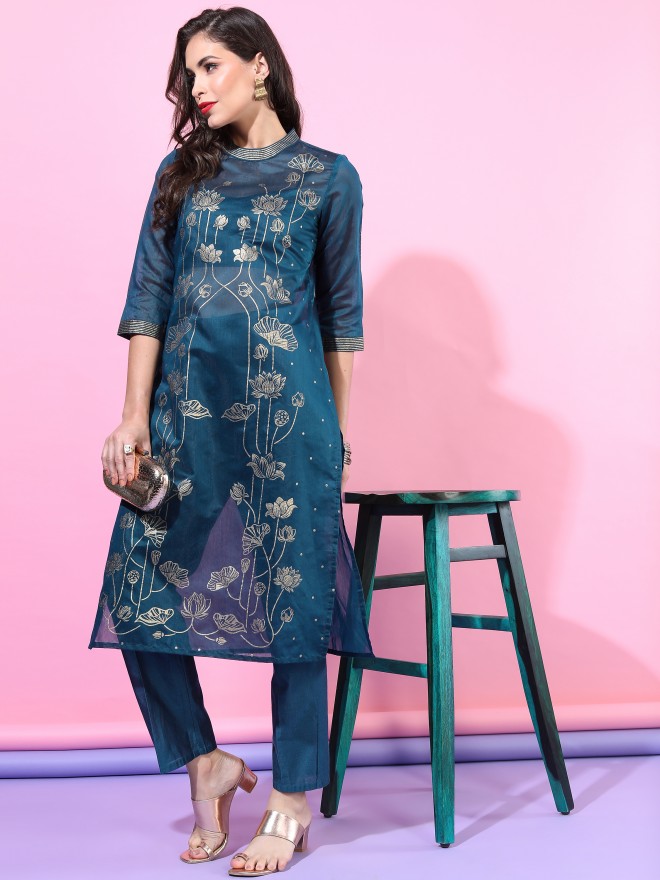 Trouser Suit Kurta  Maharani Designer Boutique