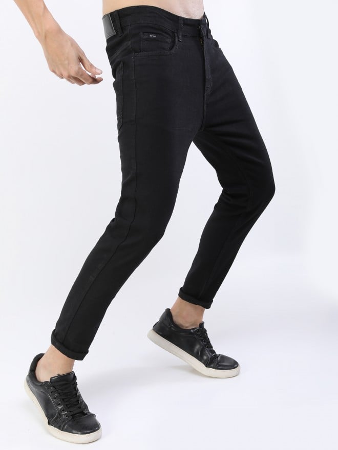 Buy Ketch Black Skinny Fit Stretchable Jeans for Men Online at Rs