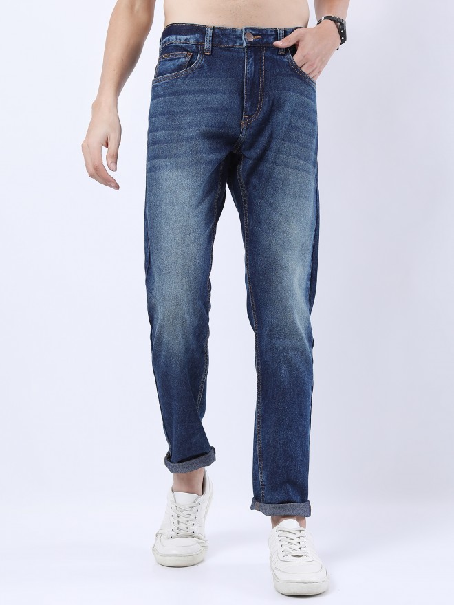 Buy Ketch Blue Tapered Fit Stretchable Jeans for Men Online at Rs.639 ...