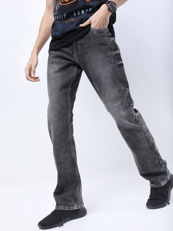 stout homoseksueel dak Buy Ketch Grey Bootcut Stretchable Jeans for Men Online at Rs.799 - Ketch