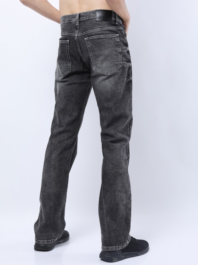 Mid-rise bootcut jeans in brown - Balenciaga