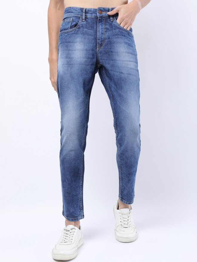 Buy Ketch Blue Tapered Fit Stretchable Jeans for Men Online at Rs.549 ...