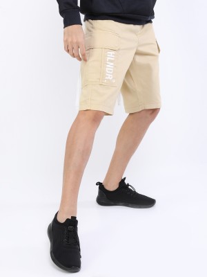 Solid Cargo Shorts