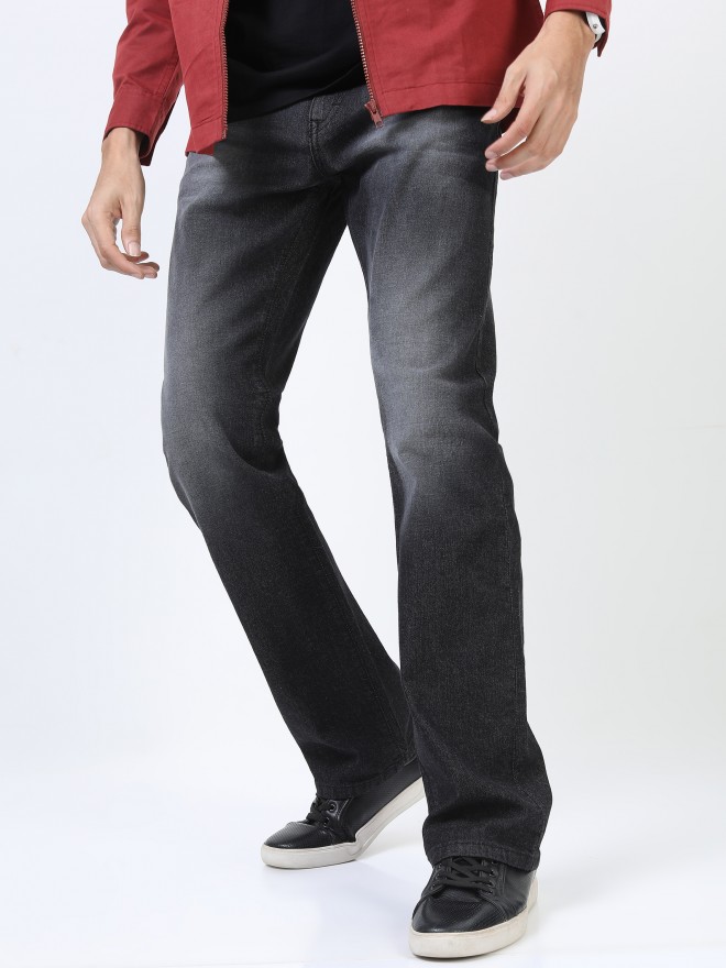 Buy Highlander Black Bootcut Stretchable Jeans for Men Online at Rs.749 -  Ketch