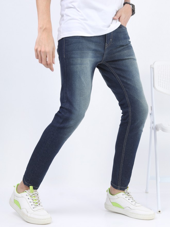 Buy Highlander Indigo Skinny Fit Stretchable Jeans for Men Online at Rs ...