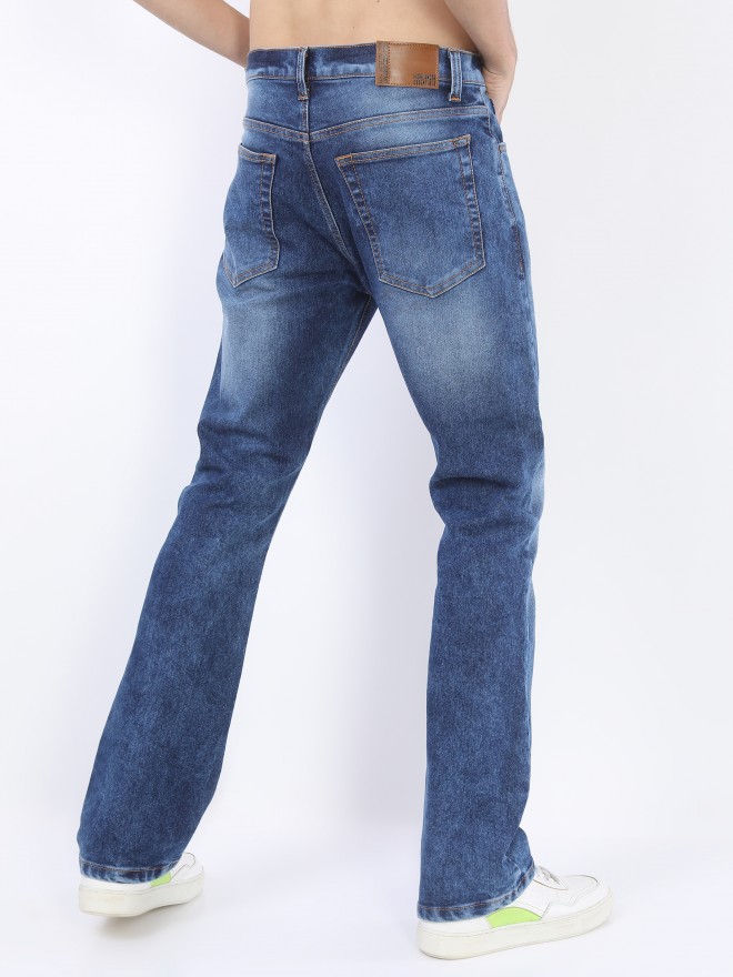 Buy Highlander for at Ketch Rs.753 Bootcut Men - Dark Blue Online Jeans Stretchable