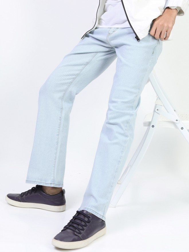 Buy Blue Low Rise Bootcut Jeans for Men