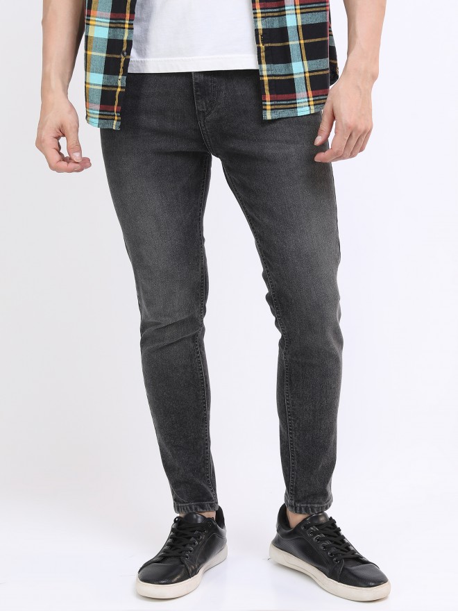 Buy Highlander Grey Skinny Fit Highly Distressed Stretchable Jeans for Men  Online at Rs.609 - Ketch