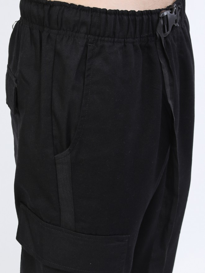 Buy Highlander Black Regular Fit Cargos for Men Online at Rs.849 - Ketch