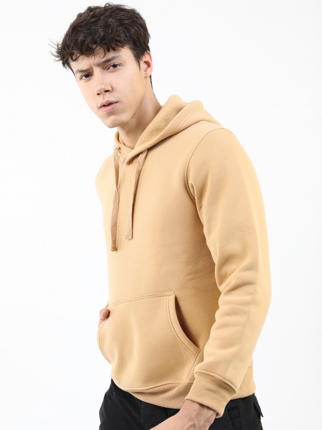 Buy Ketch Brown Hooded Pullover Sweat Shirt for Men Online at Rs.579 - Ketch