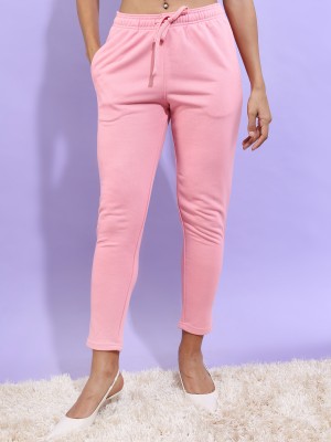 Women Solid Slim Fit Track Pant