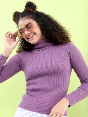 Women Solid Sweaters 