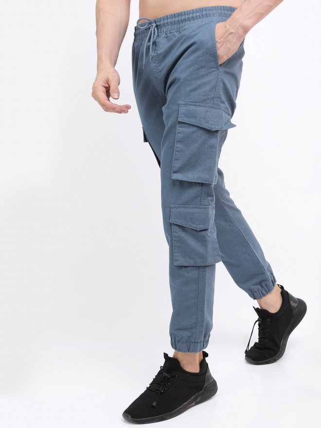 Buy Indigo Nation Men Dark Beige Ultra Slim Fit Smart Casual Trousers -  Trousers for Men 250748 | Myntra