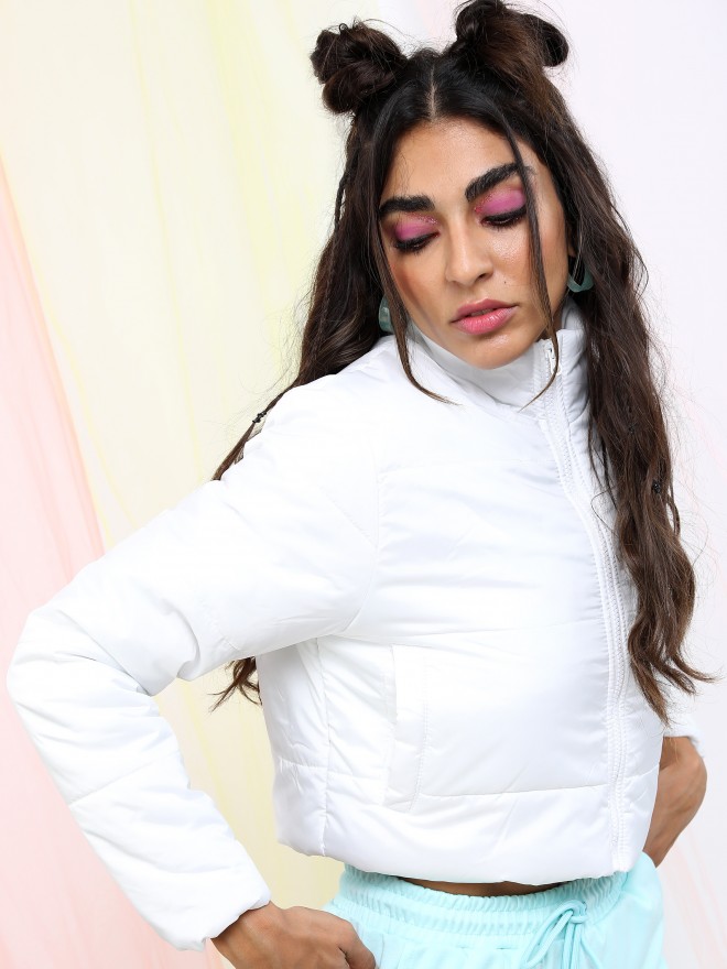 Buy Ketch White Puffer Jacket for Women Online at Rs.878 - Ketch