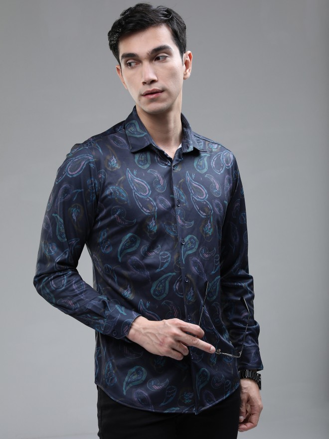 Buy Ketch Knited Party wear Printed Casual Shirt for Men Online at Rs ...
