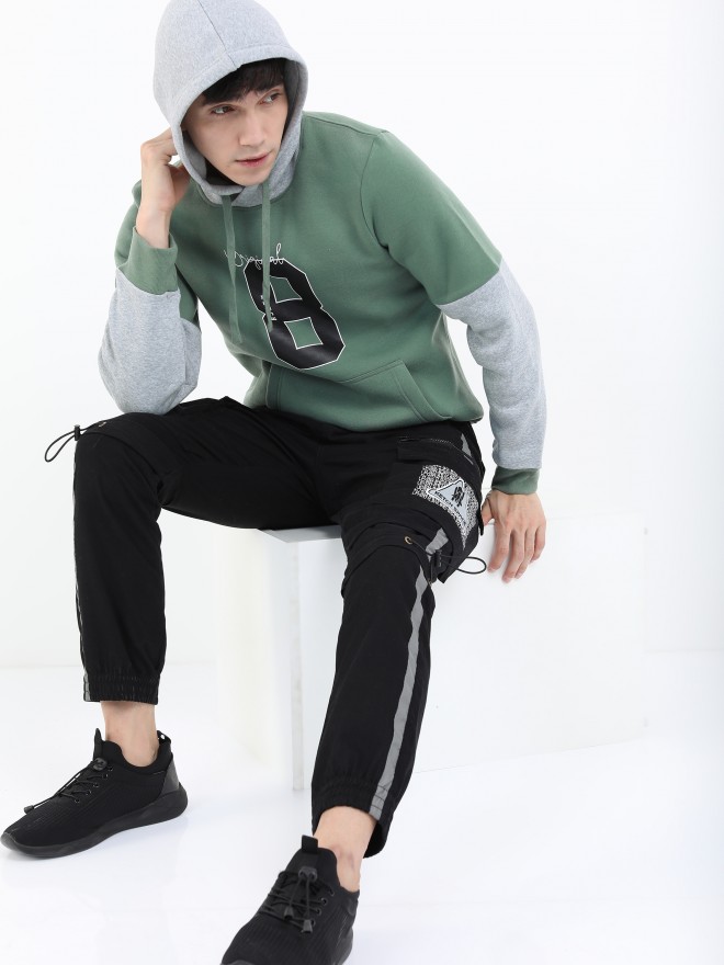 Buy Ketch Green Printed Sweat Shirt for Men Online at Rs.659 - Ketch
