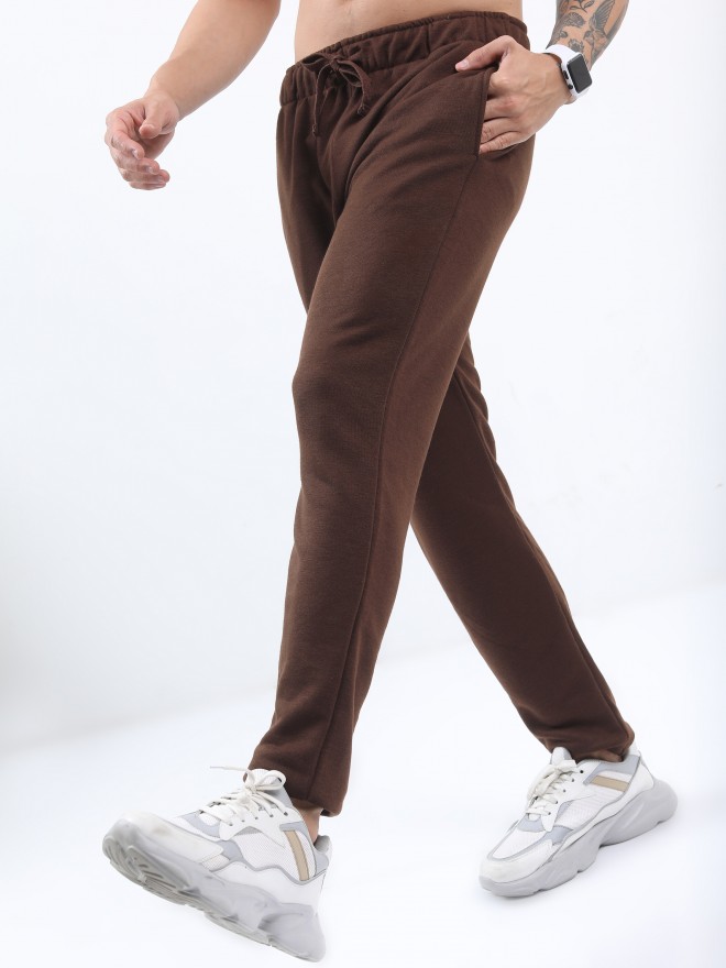 Buy Ketch Brown Regular Fit Casual Track Pant For Men, 49% OFF