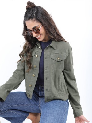 KASSUALLY Denim  Buy KASSUALLY Olive Embellished Jacket Online  Nykaa  Fashion