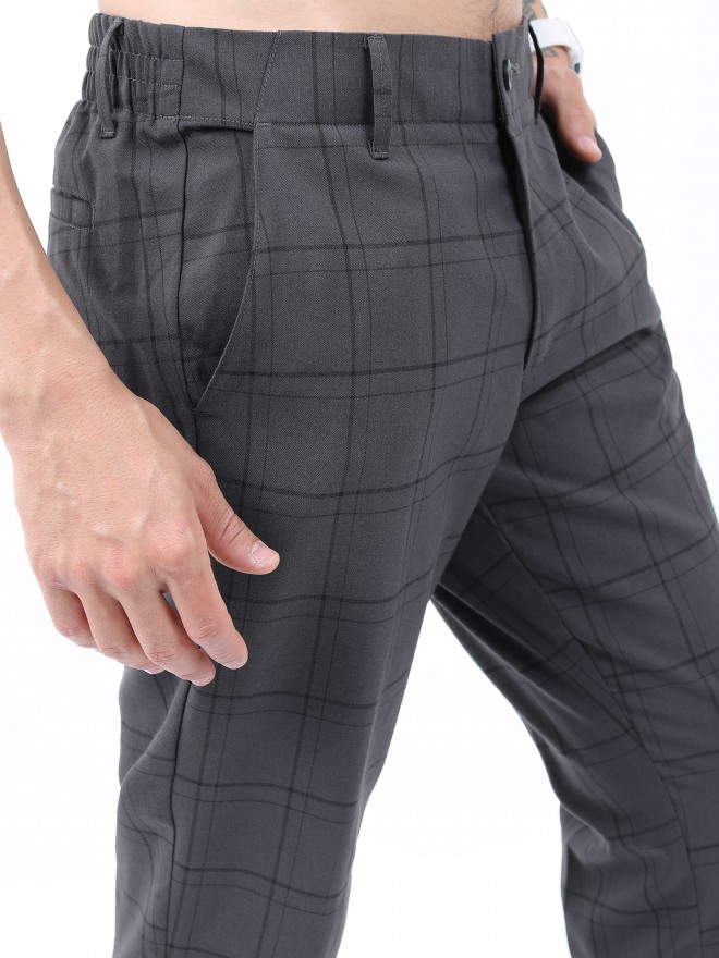 Buy Gmardar Mens Smart Casual Chino Cotton Trousers Pants with Elasticated  Waist Loose Fit Online at desertcartINDIA