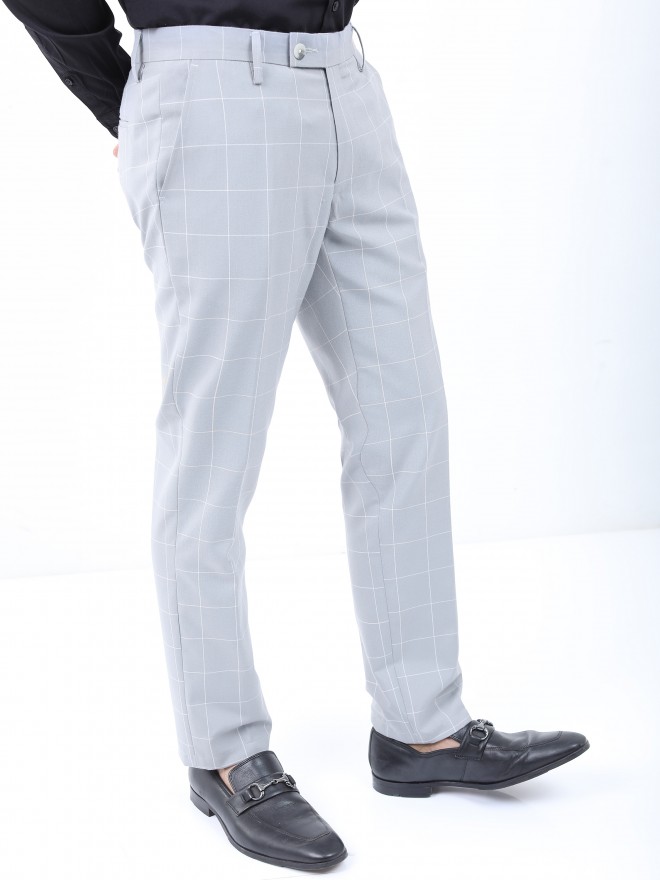 Buy Beige Cotton Slim Fit Casual Trousers online  Looksgudin