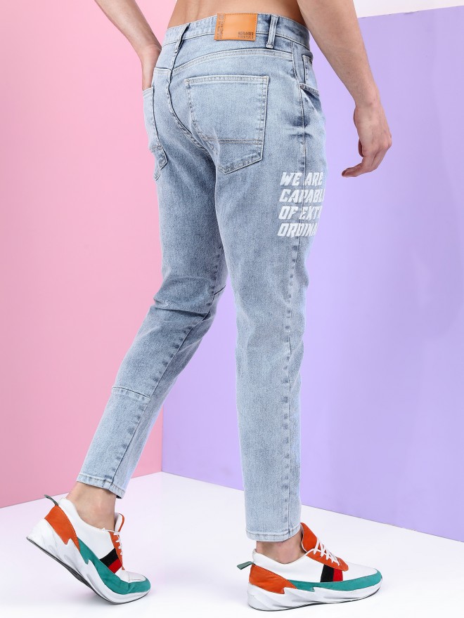 Buy People by Pantaloons Off White Slim Fit Jeans for Mens Online @ Tata  CLiQ