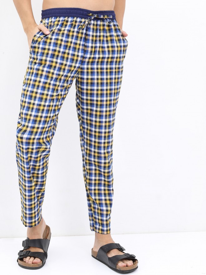 Wool Flannel Trousers  Green  Yellow Plaid P600  Mens Clothing  Traditional Natural shouldered clothing preppy apparel