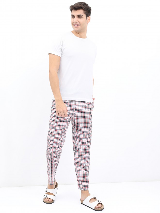 Checked Casual Lounge Pants