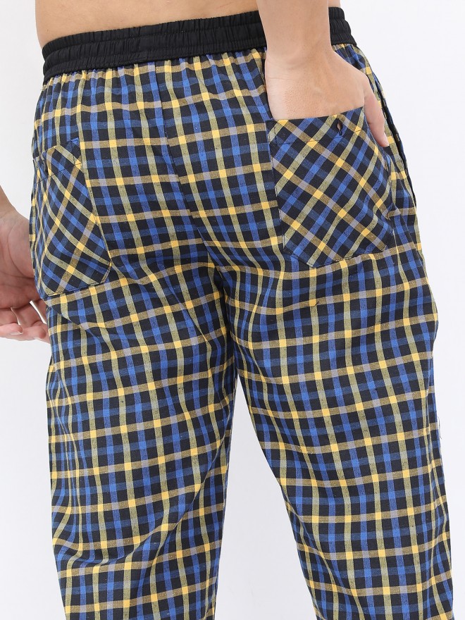 Men's Fashion Plaid Pants Yellow and Brown - Etsy