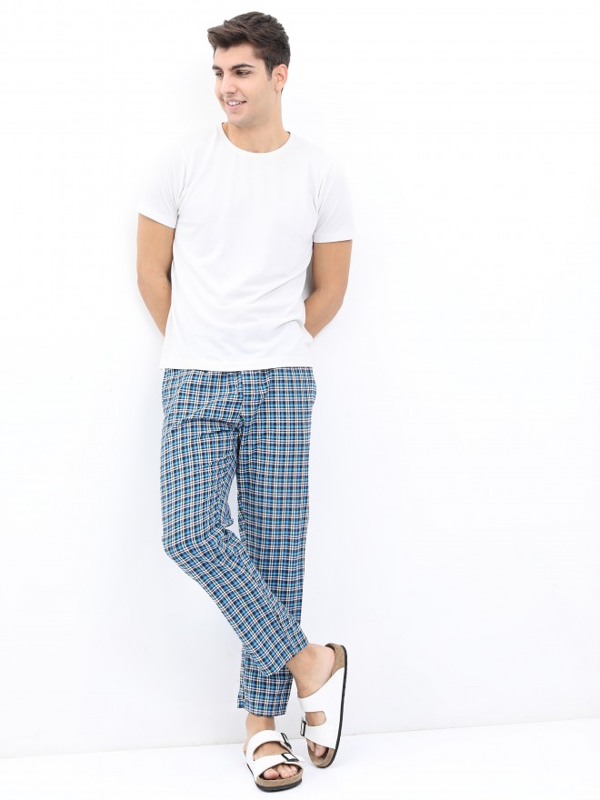 Checked Casual Lounge Pants