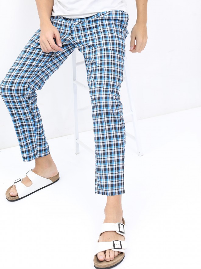 Checked Casual Lounge Pants