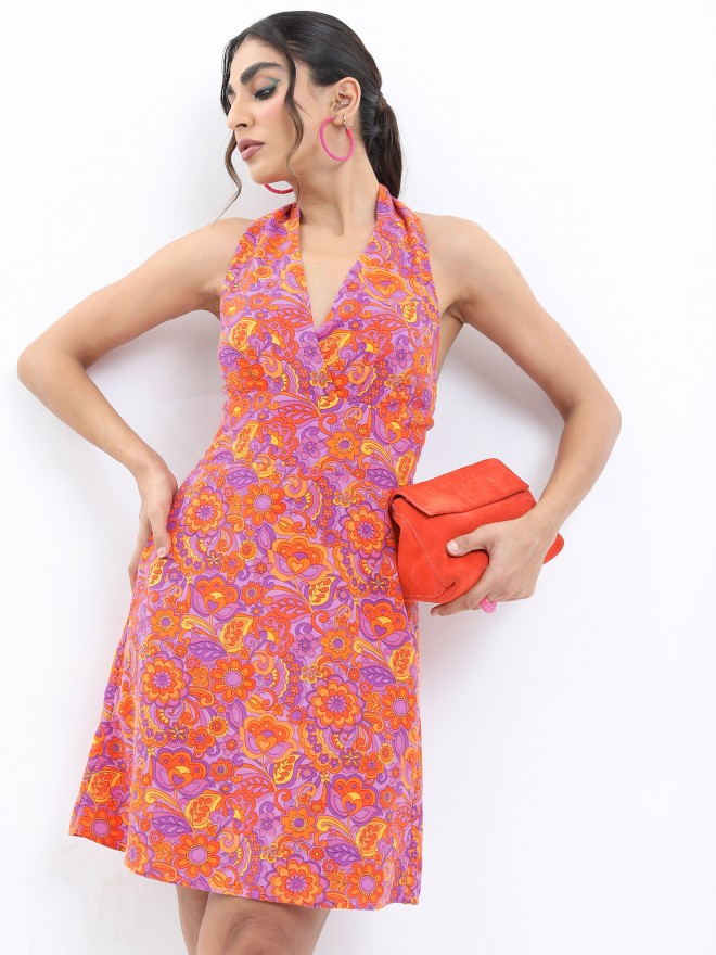Buy online Women's Fit & Flare Floral Dress from western wear for Women by  Fashion2wear for ₹499 at 67% off | 2024 Limeroad.com