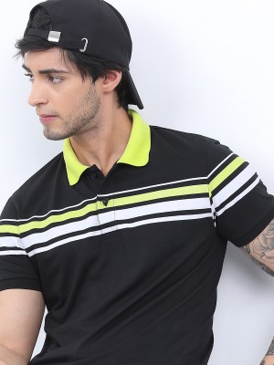 Colourblocked Polo Collar Polo T-Shirts 