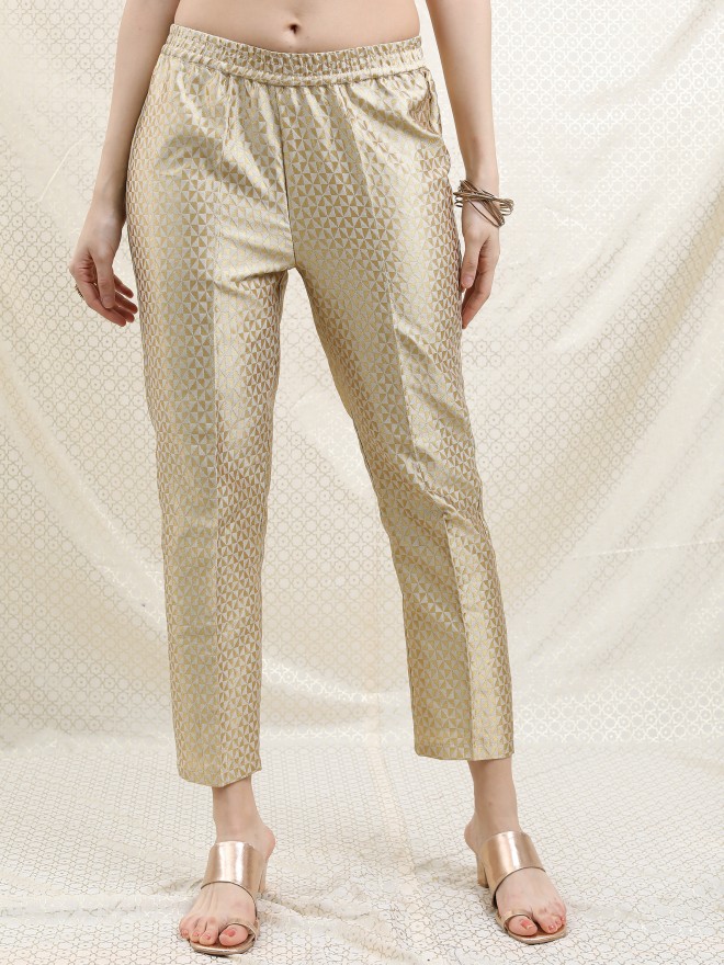 Buy Ice Blue Trousers & Pants for Women by Cloth Haus India Online |  Ajio.com