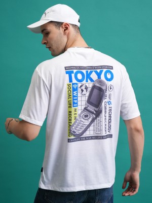 Men Printed Round Neck T-Shirts 
