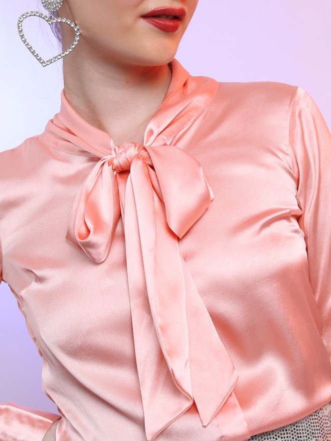 Ketch Women Pink Solid Casual Shirts 