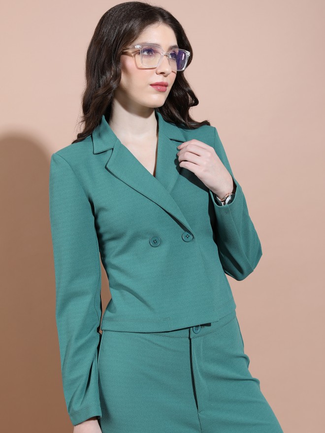 Buy Ketch Green Coat With Trouser Co-Ords for Women Online at Rs.968 ...