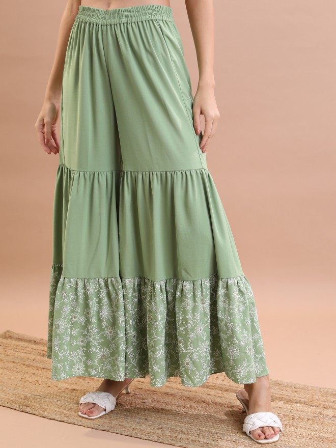 Ketch Women Green  Kurta Sets 