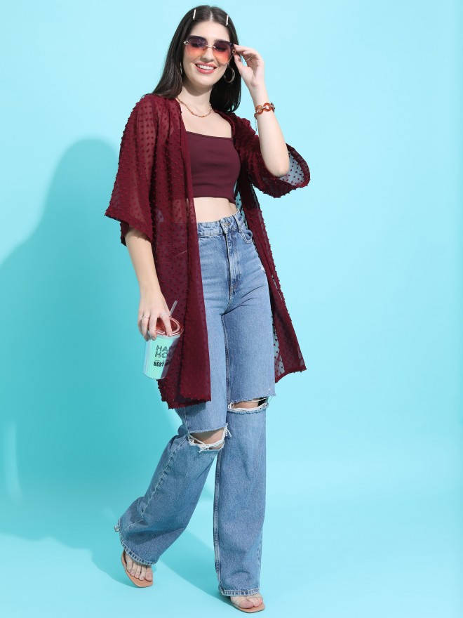 Jeans shrug hot sale online shopping