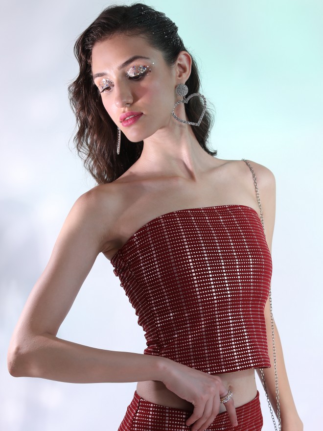 Ladies Casual Wear Checkered Corset at Rs 1299