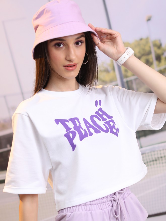 Baby Girl Crop Top Long Sleeve Tshirt Women Casual Harajuku V-Neck