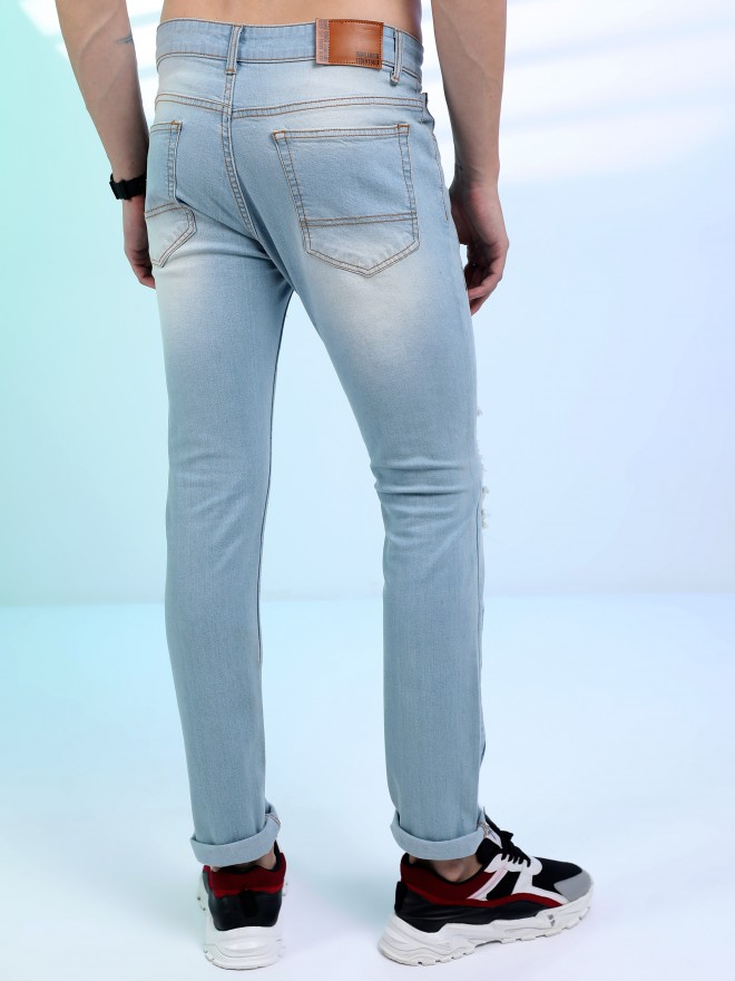 Buy Peter England Men Blue Jeans online