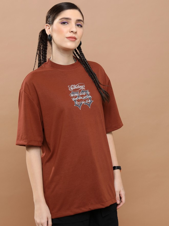 Unisex Round Neck Printed T-Shirt