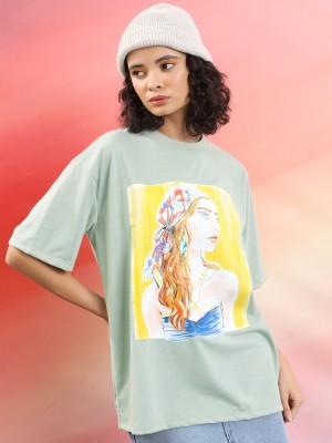 Printed Oversized Fit T-Shirt