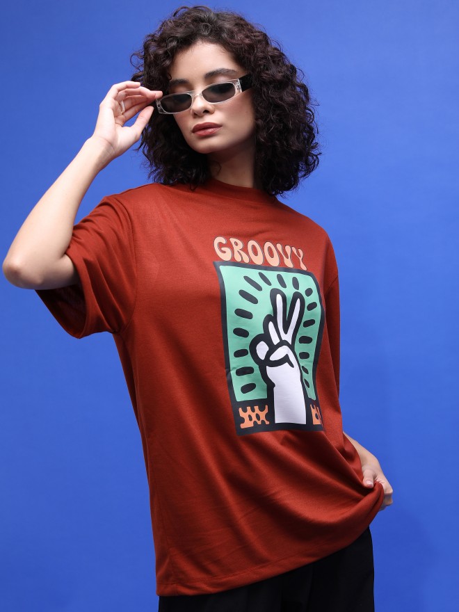 Unisex Printed Round Neck T-Shirt