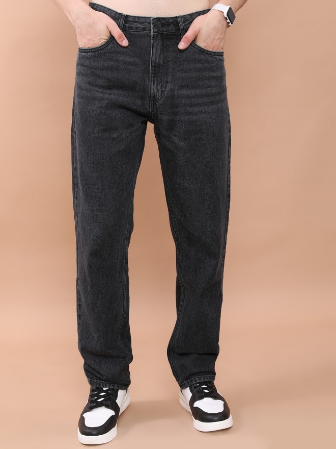 Buy Highlander Black Straight Fit Jeans for Men Online at Rs.659 Ketch