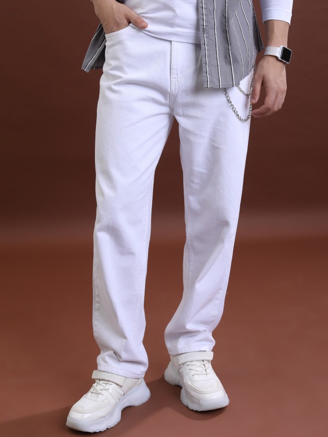 Buy Highlander White Relaxed Fit Jeans for Men Online at Rs.672 - Ketch