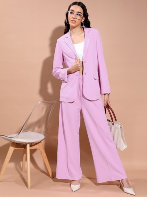 Women Coat With Trouser Co-Ords