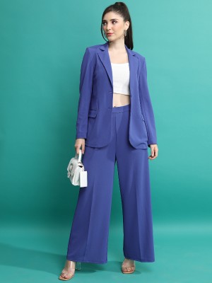 Women Coat With Trouser Co-Ords