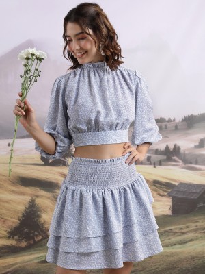Women Top With Skirt Co-Ords
